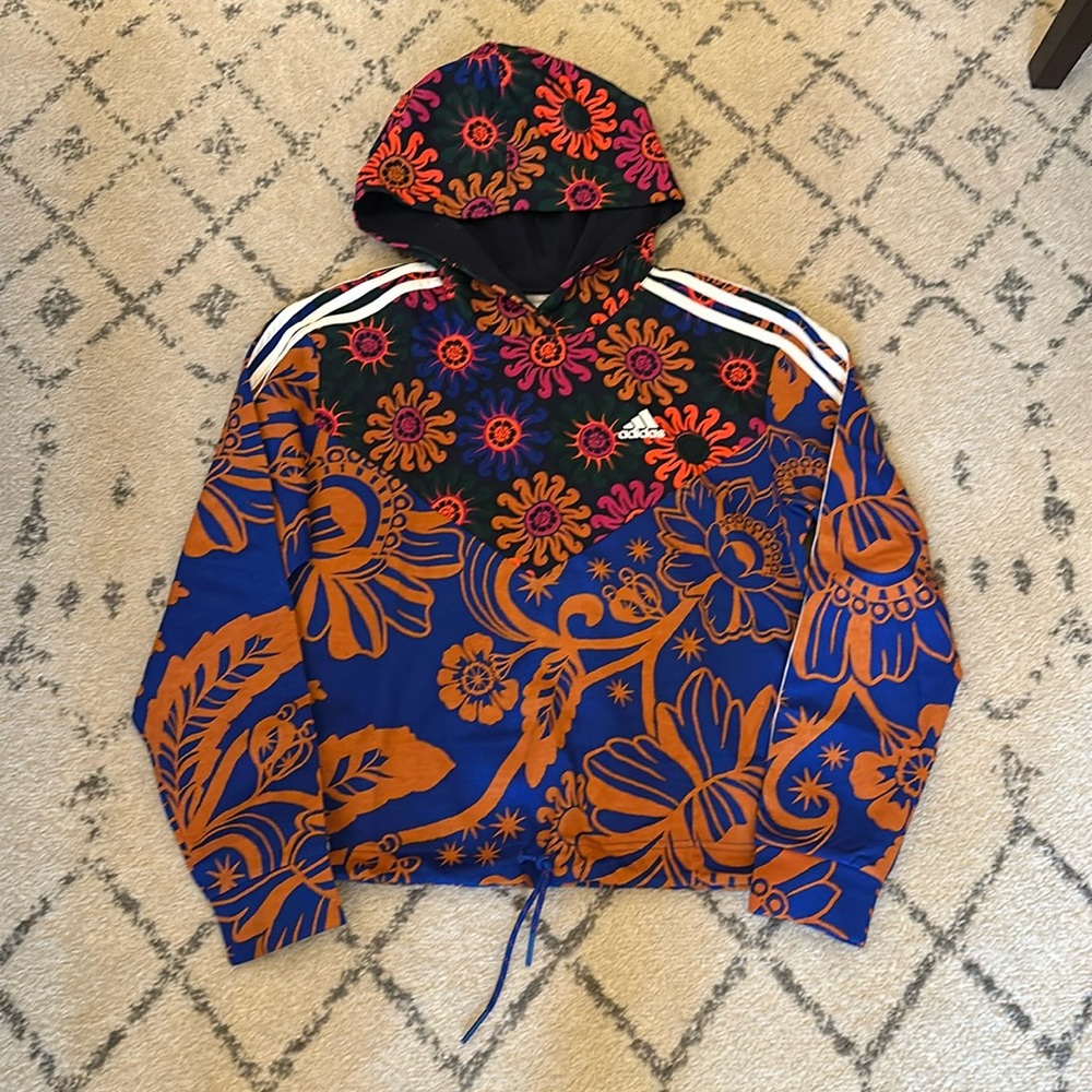 Adidas pullover track jacket
